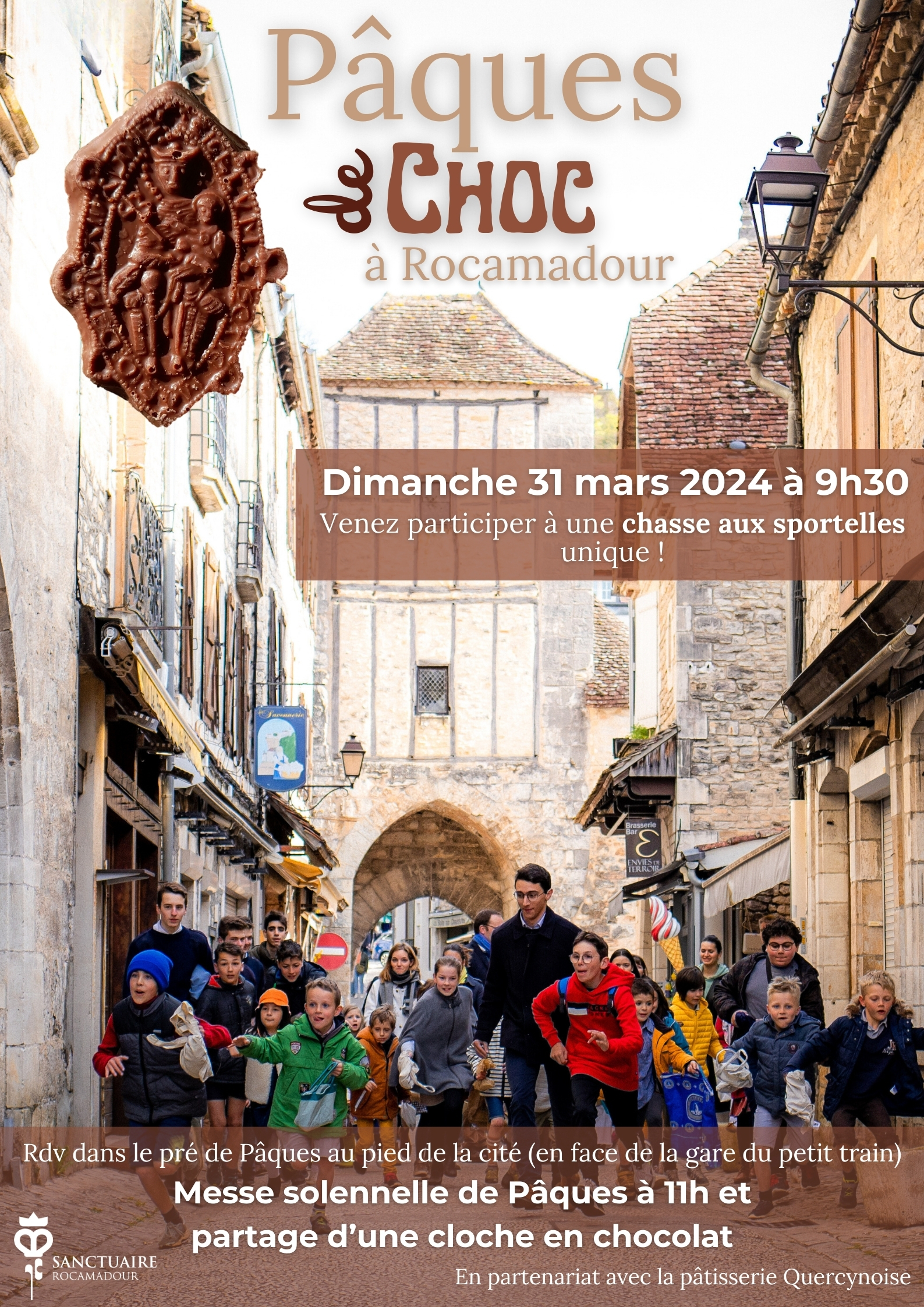 affiche pâques de choc' 2024